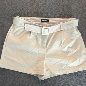 Express Women's High Waist Khaki Shorts
